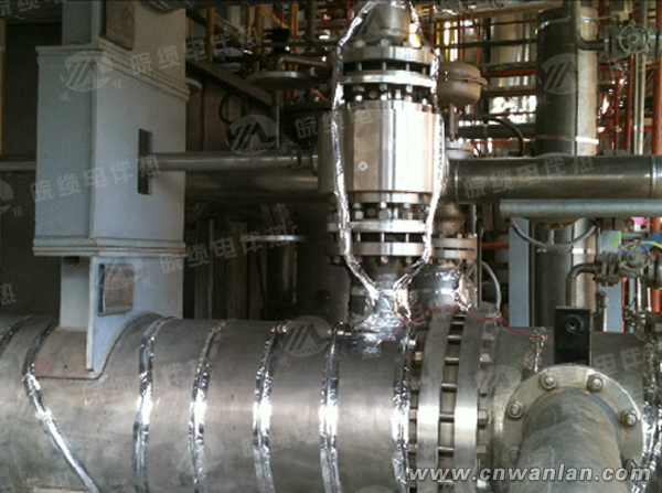 防爆自限温电伴热带管道应用