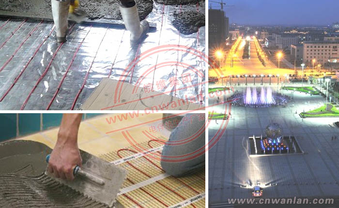 喷泉防冻、解冻电伴热系统